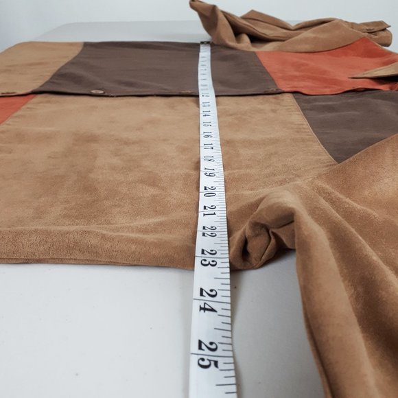 Lindor Tan Colour Block Spring Jacket - Picture 4 of 14